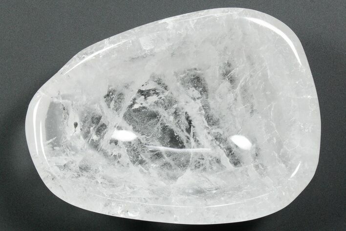 Polished Clear Quartz Bowl - Madagascar #355304